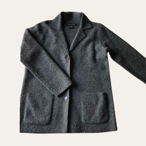 🌷 Vintage Dialogue Wool Cardigan Blazer Jacket